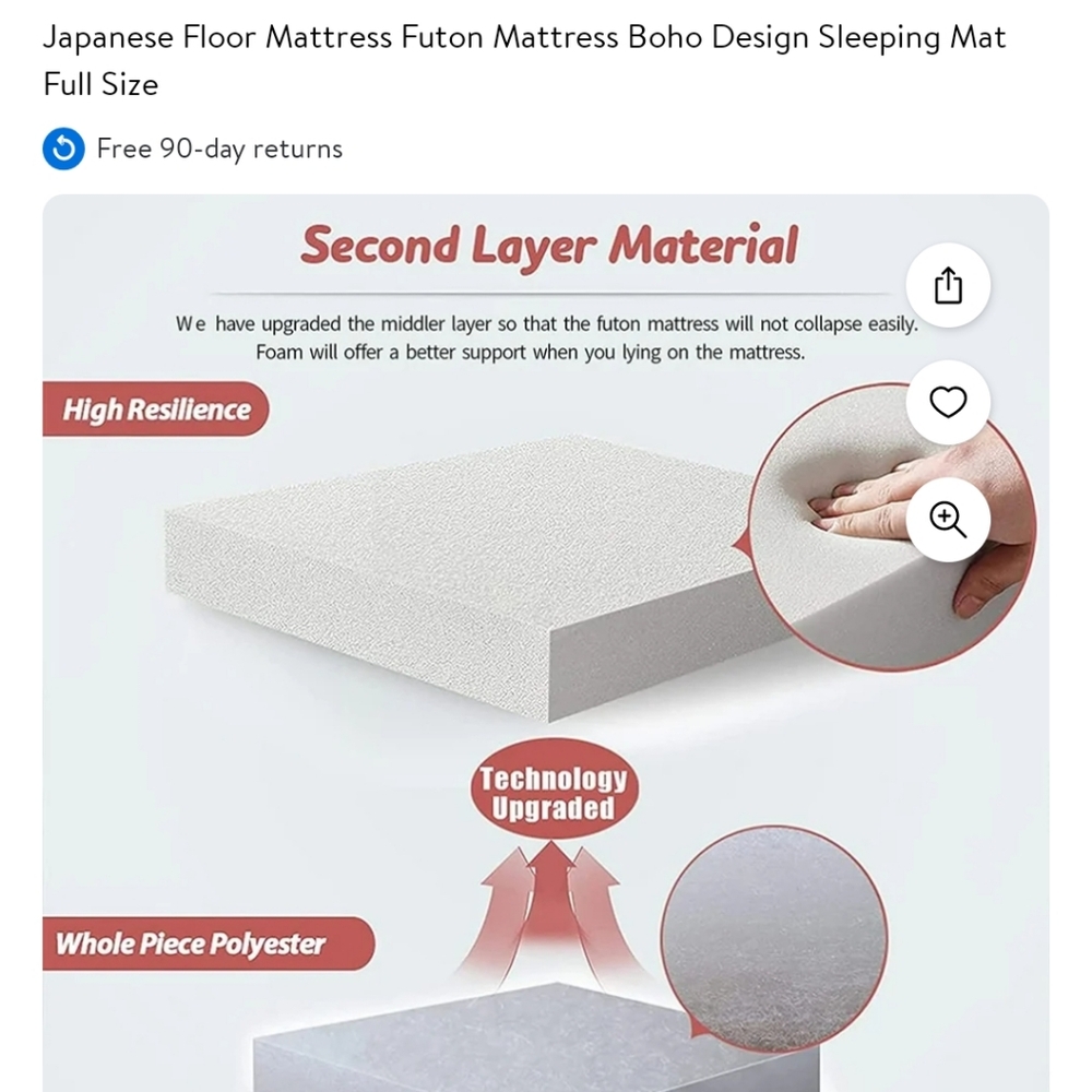Bedding foldable